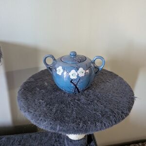 Blue Iridescent Ginger Jar From Japan